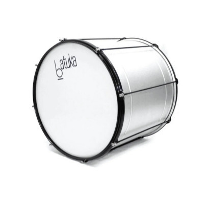 SURDO 45X20 ALUMISTEEL 10 AFIN ARO CHP PRETO PELE LEITOSA BATUKA