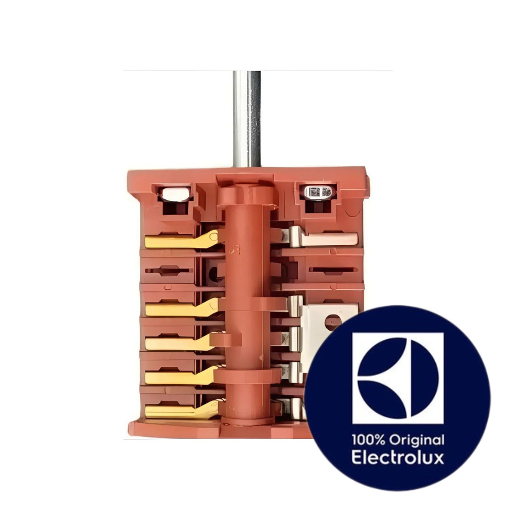 CHAVE SELETORA FORNO PARA FOGÃO ELECTROLUX ORIGINAL - OC8EP - OE8MX - OE8MB (220V)