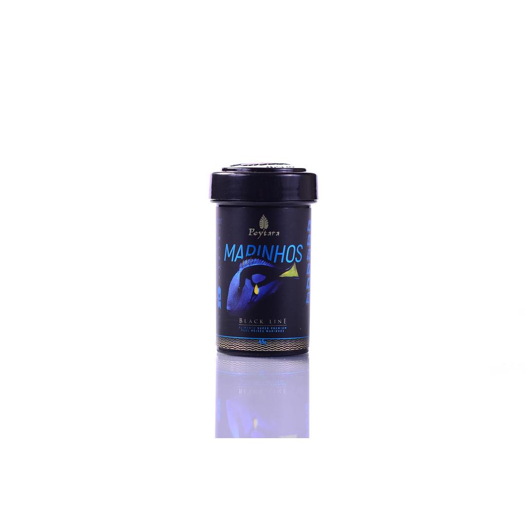 RACAO POYTARA  BLACK LINE MARINHOS PELLETS M  45G