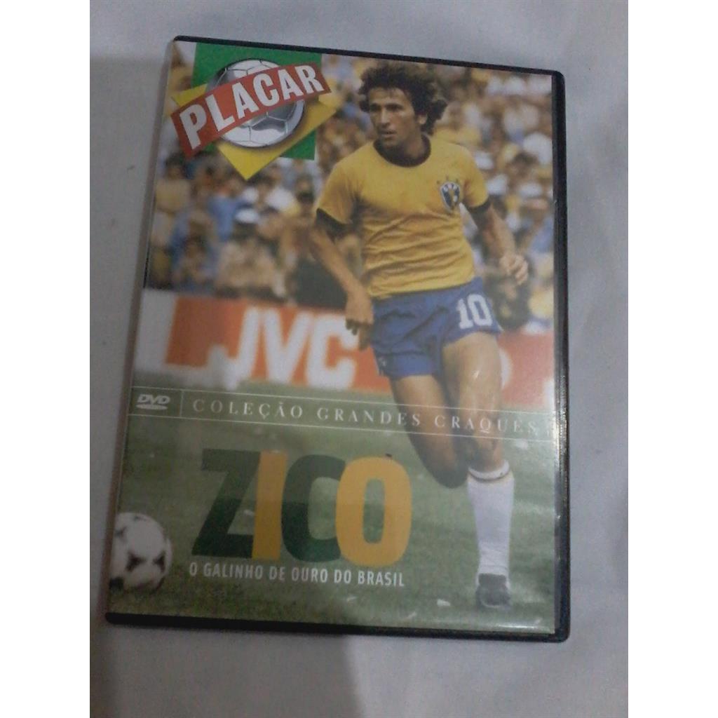 DVD Placar - Coleção Grandes Craques - Zico editora NT