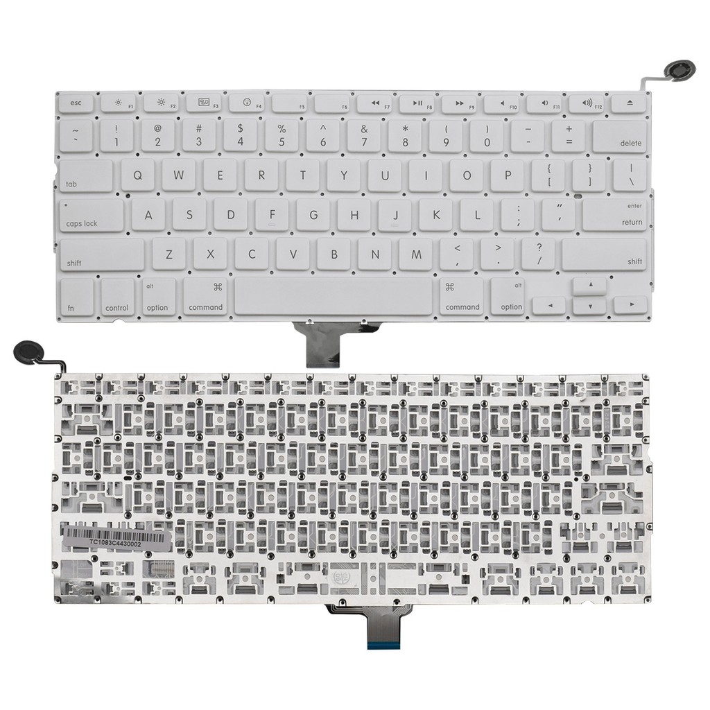 Teclado para Notebook Apple Macbook A1342 2009 | Branco INGLÊS INTERNACIONAL - US em Oferta na Shopee