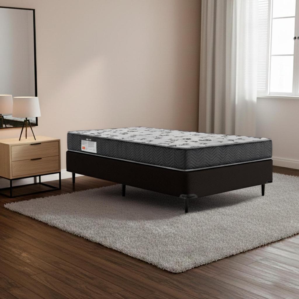 Cama box e Colchão ISO 100 D33 – Solteiro(78x188)-Ortobom em Oferta na Shopee