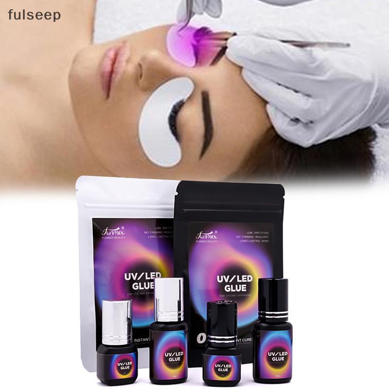 [fulseep] 1 Pcs 3/5ml UV LED Lâmpada De Secagem Rápida Cola Para Cílios Iluminador 1S De Cura Ferramenta De Maquiagem BR