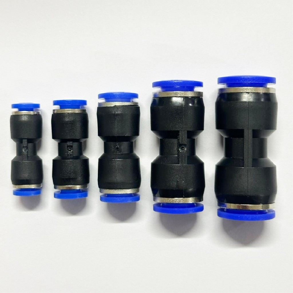 Kit 25 União Reta Emenda Pu 4, 6, 8, 10, 12mm 05 Peças De Cada · foto 2