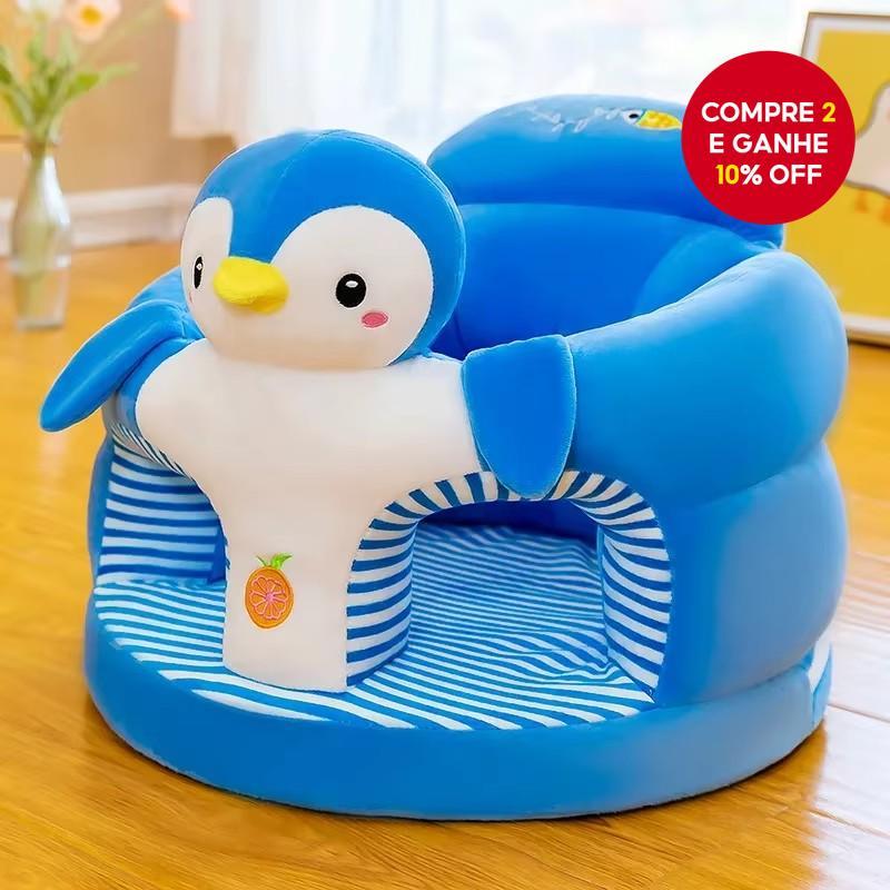 Capa de sofá para bebê: cadeira de pelúcia para sentar, alimentar e ninho confortável - lavável e sem enchimento.