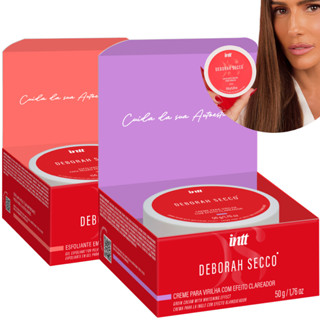 Kit Deborah Secco Intt Gel Esfoliante 150g + Creme Clareador Hidratante 50g Para Virilha e Corpo em Oferta na Shopee