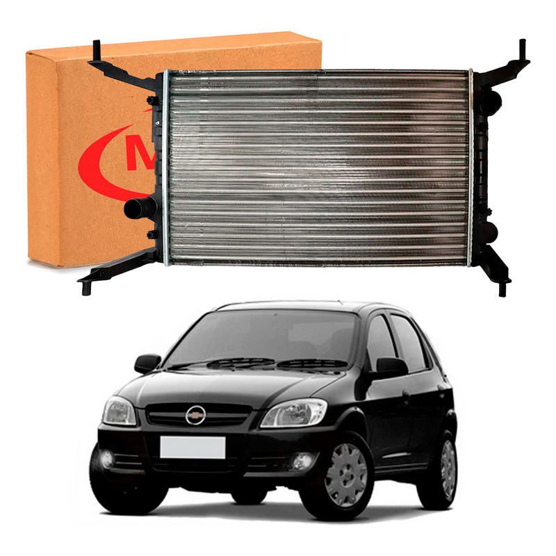 Radiador Agua Mtf Celta 1.0 Sem Ar 2006 A 2012 em Oferta na Shopee