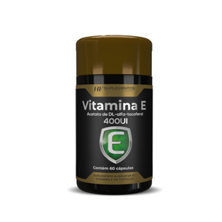 Vitamina E 400UI Alfa Tocoferol HF Suplementos 60 Caps Antioxidante Pele Saudável Sistema Imune em Oferta na Shopee
