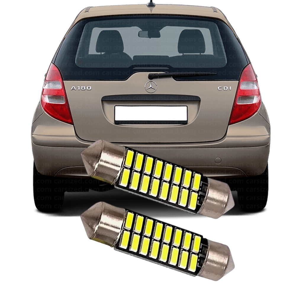 Kit Lampadas Ultra Led Premium Luz de Placa Mercedes Benz Classe A 190 A 160 1999 2000 2001 2002 2003 2004 2006