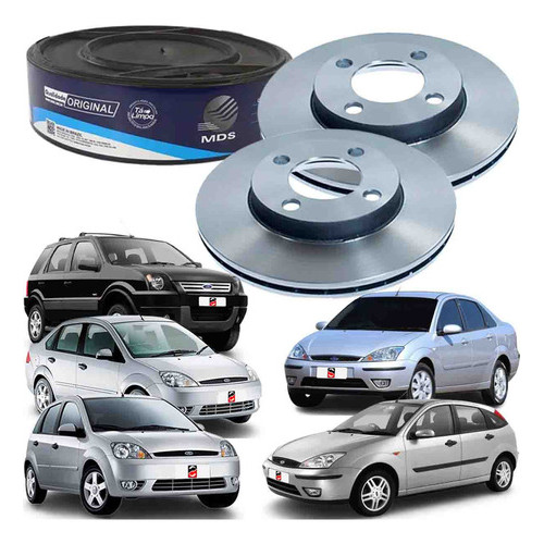 Disco De Freio Dianteiro Ventilado Ecosport Fiesta Focus... em Oferta na Shopee