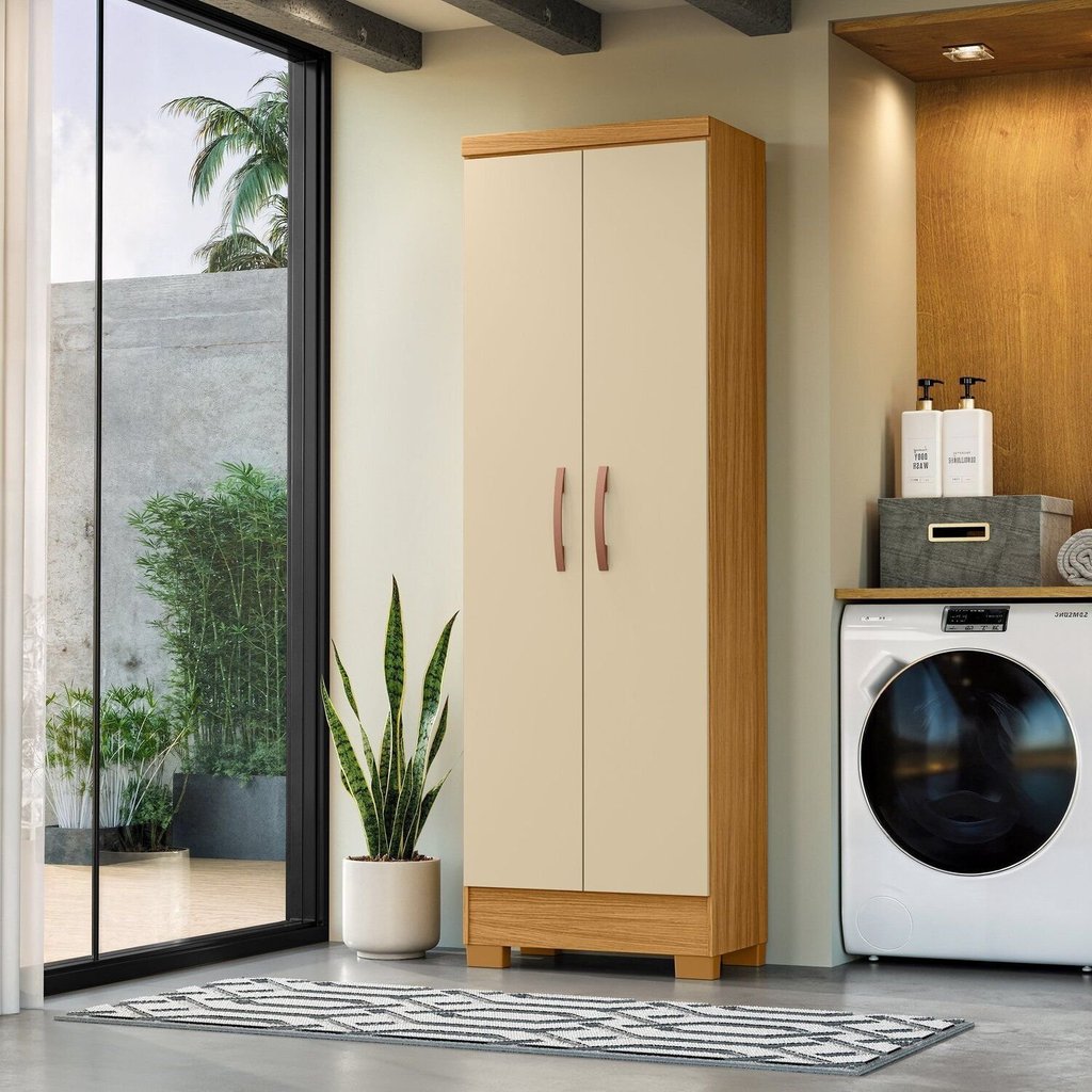 Armário Multiuso para Área de Seriço 2 Portas Diamante em Oferta na Shopee