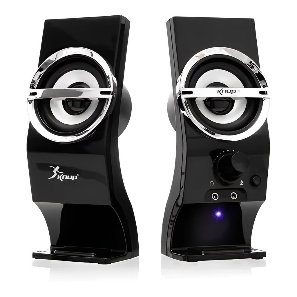 Mini Caixinha Caixa de Som Multimídia USB P2 3.5mm Alto-Falante Potência 12W RMS Controle de Volume para PC e Notebook