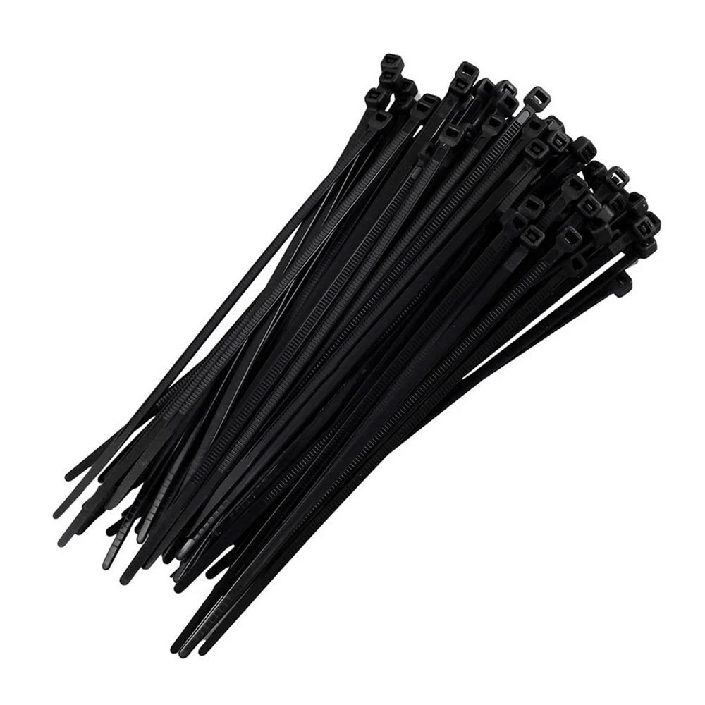 KIT 100 ABRACADEIRAS PLÁSTICAS 100MM X 2,50MM LUATEK