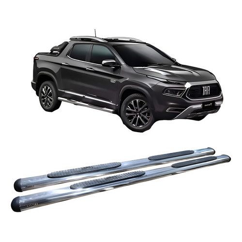 Estribo Oval Cromado Fiat Toro 2016/2026 Cromado