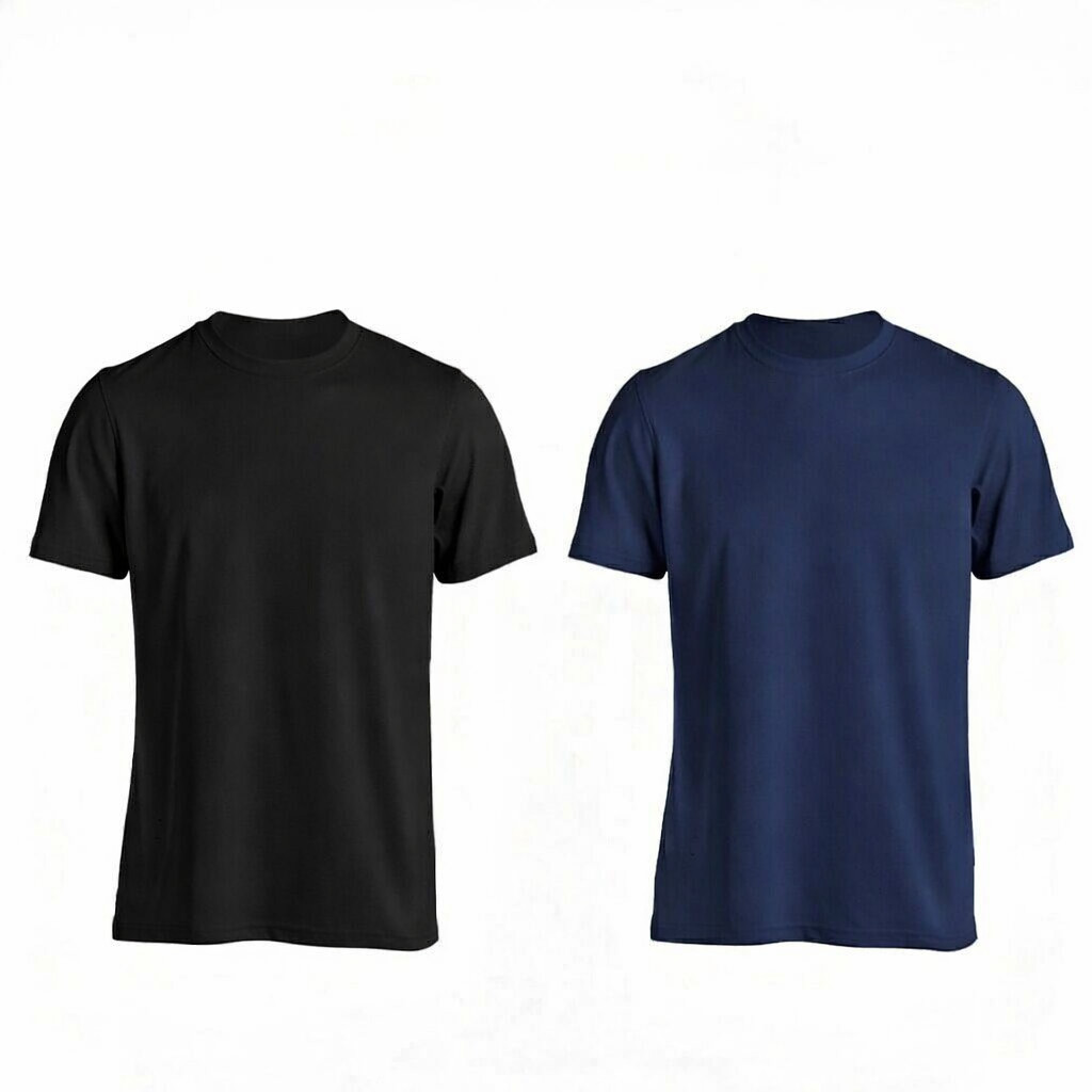 Kit 2 Camisetas Premium Básica Algodão Casual Super Barato em Oferta na Shopee
