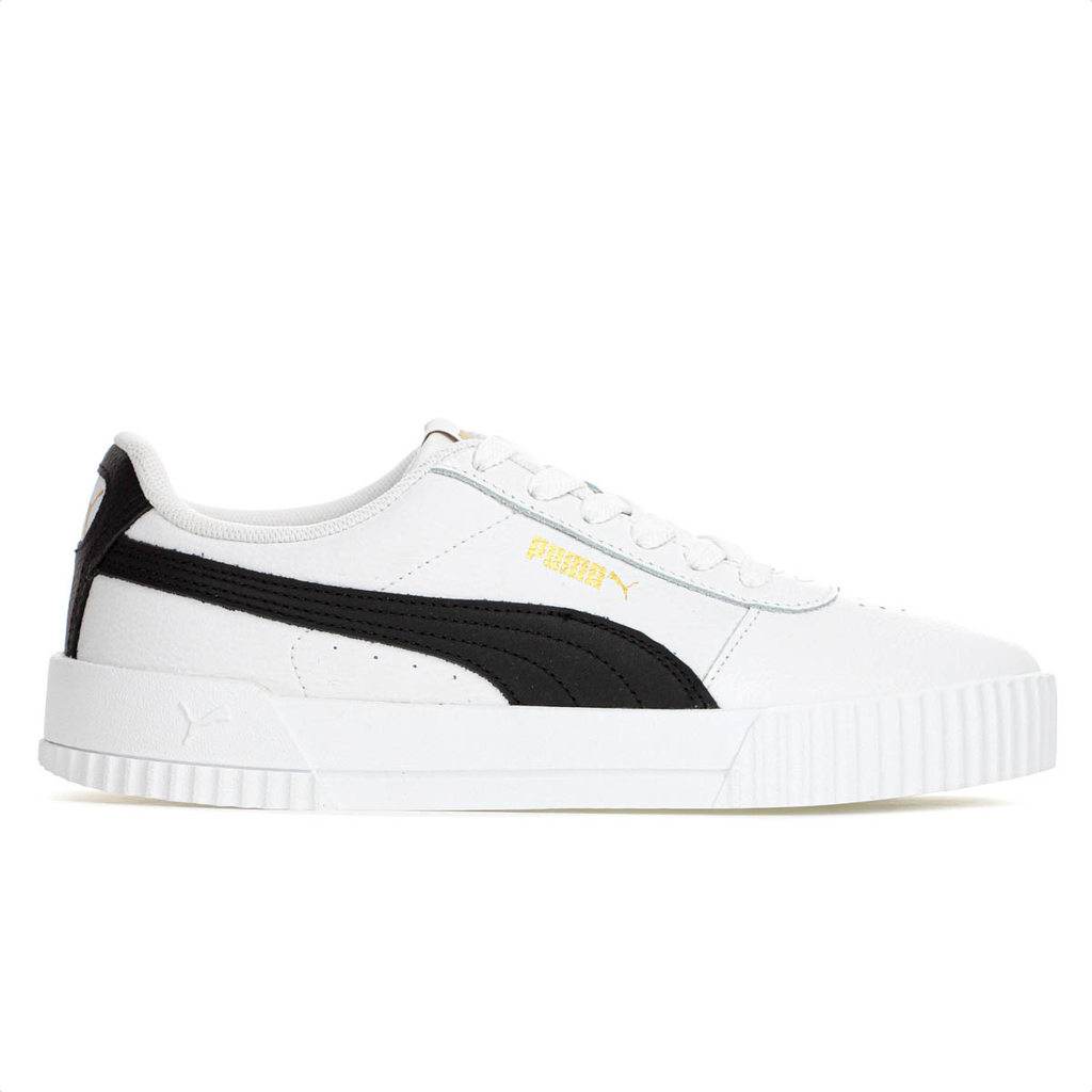 Tênis Puma Carina L BDP Branco e Preto - Feminino