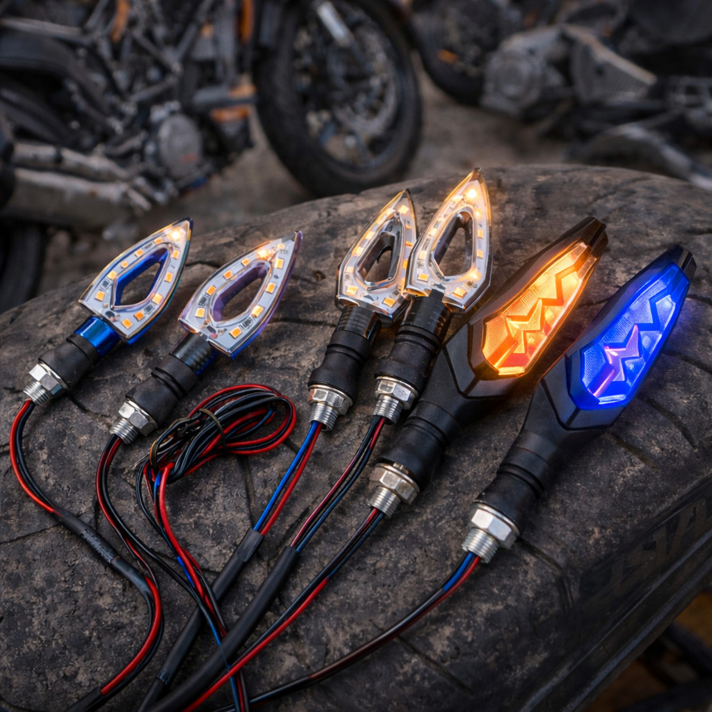 Par Pisca Seta LED Esportivo Sequencial Universal para Moto 12V Alto Brilho – Kit 2 Peças em Oferta na Shopee