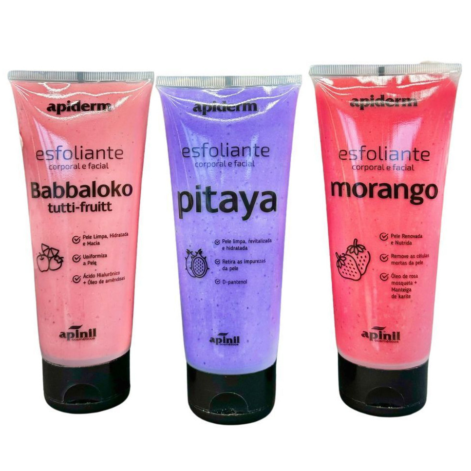 Esfoliante Corpo E Rosto Skin Care - Hidratante Esfoliante Corpo e Rosto Apinil