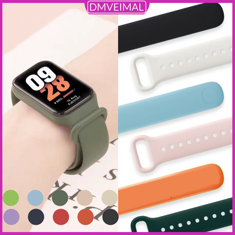 Pulseira Capa Silicone De Esportiva Para Xiaomi Mi Smart Band 9 Active/Redmi Band 3 Capinha Strap Protetor De Tela