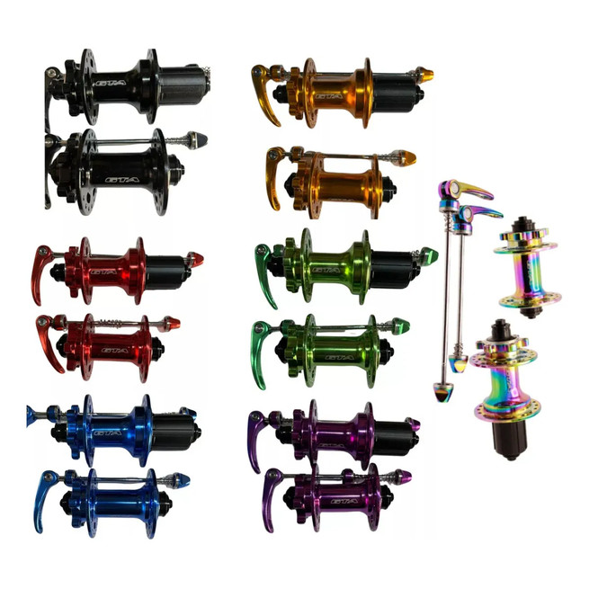 Par De Cubo Gta Barulhento Cassete K7 36furos Bike Mtb Cores em Oferta na Shopee