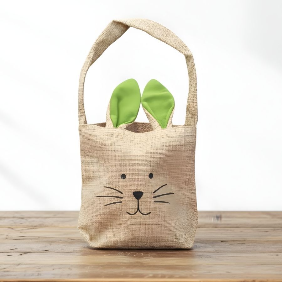 Bolsinha de Páscoa - Coelho Verde - 13,5x15x7cm - 1 unidade - Rizzo em Oferta na Shopee