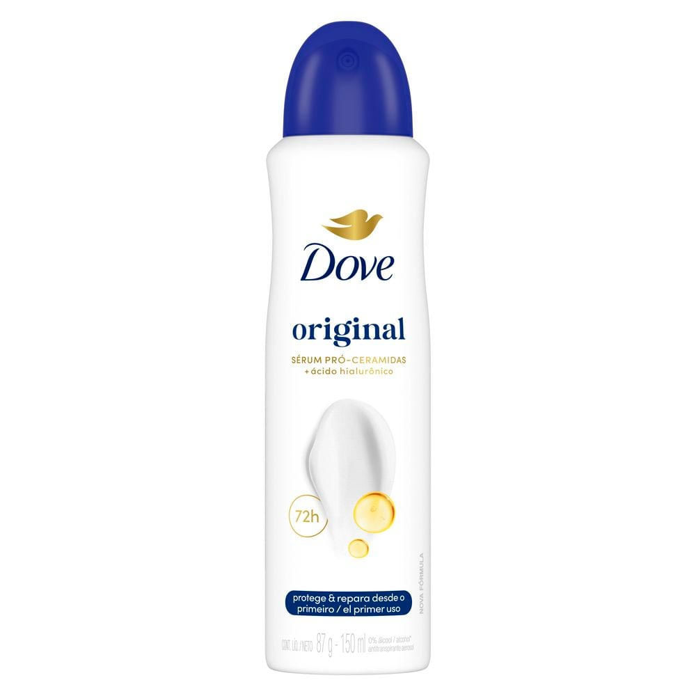 Desodorante Antitranspirante Aerosol Dove Original 150ml