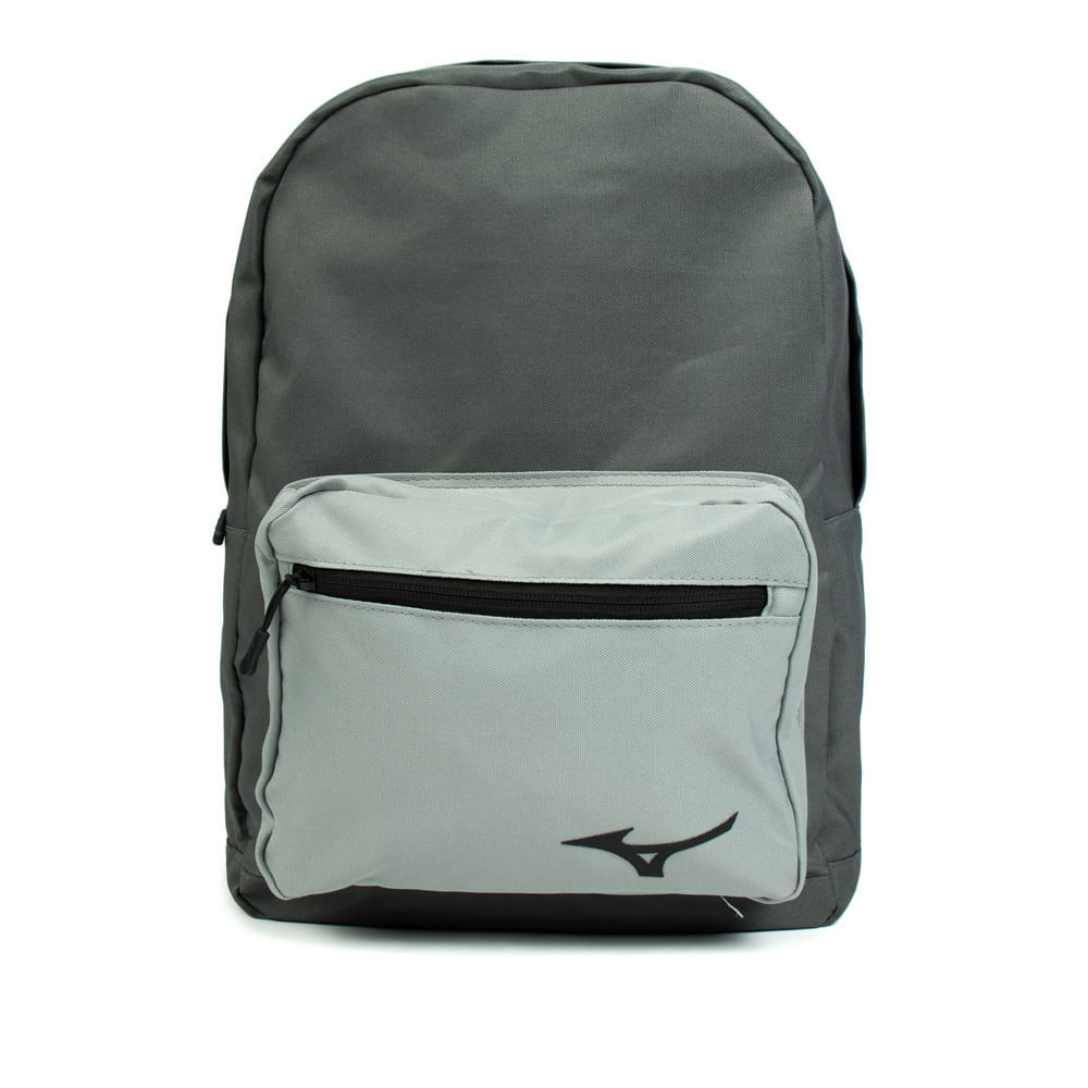 Mochila Mizuno Basic Compartimento Dia a Dia Notebook Cinza