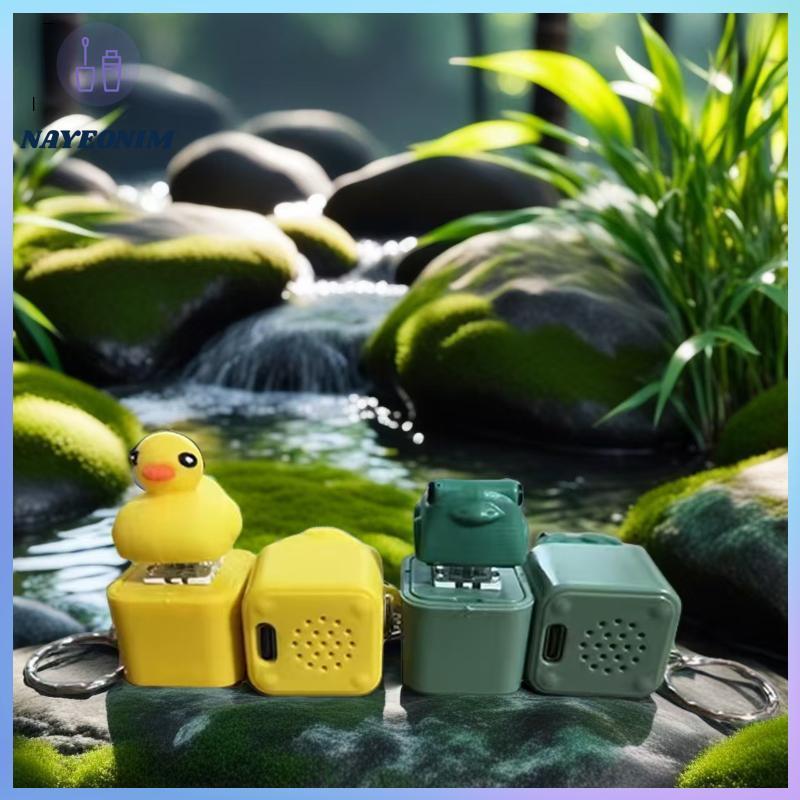 [brightlight.br]Engraçado Croaking Sapo Du Chaveiro Recarregável Teclado Fidget Clier Som Com Luz LED Para Alívio Do Est