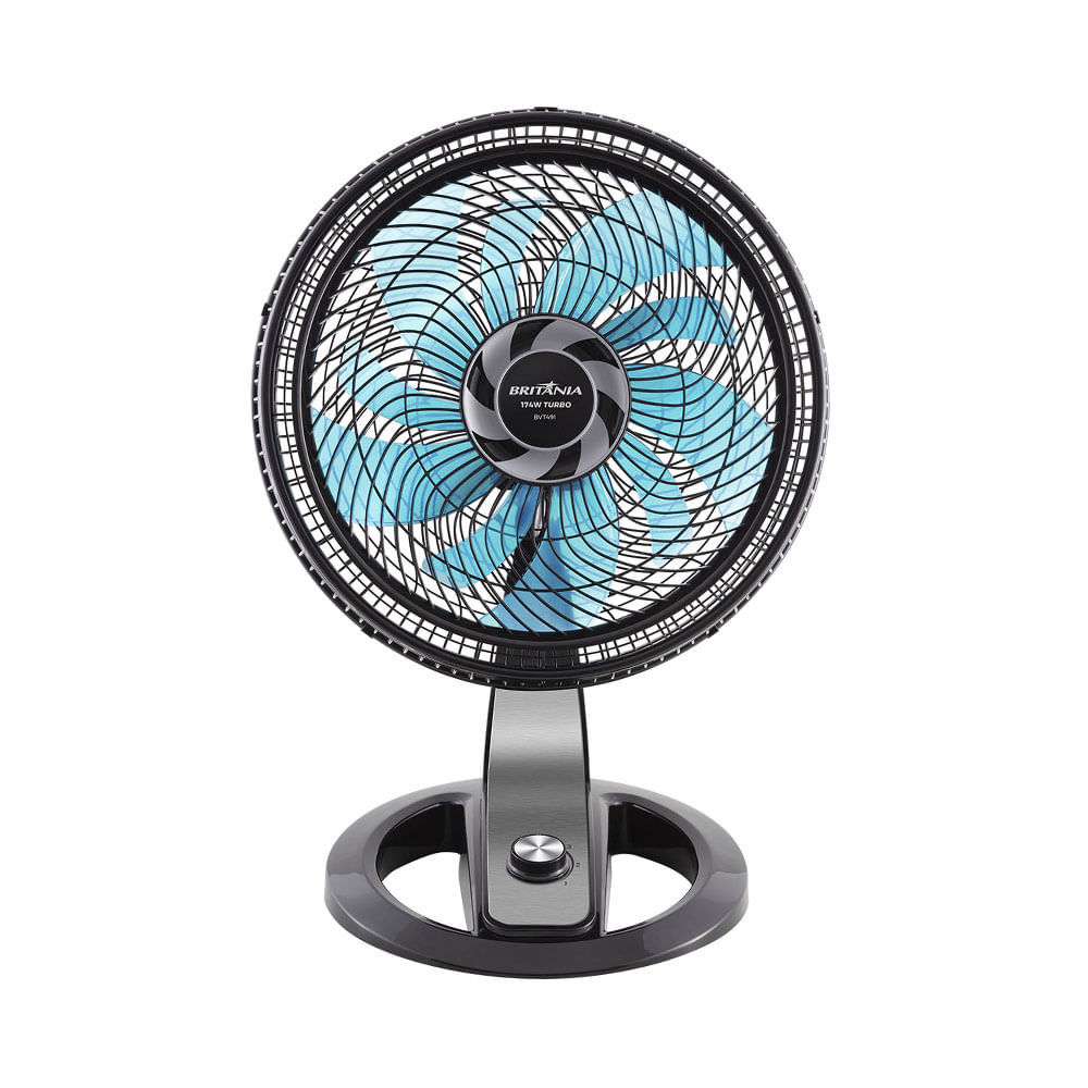 Ventilador 2 em 1 Mesa/Parede Britânia 40cm BVT491 Maxx Force Preto 220V