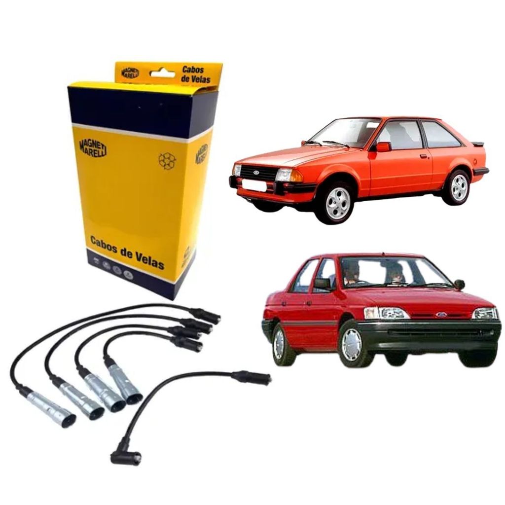 CABO DE IGNIÇÃO PARA CARRO ANTIGO FORD ESCORT 1992 A 1994 MOTOR GASOLINA - MAGNETI MARELLI