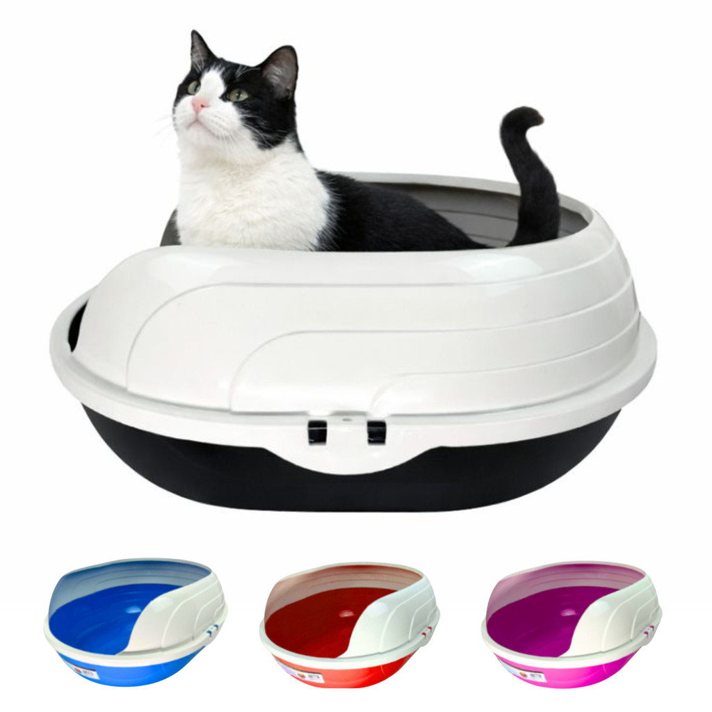 Bandeja Sanitária Caixa de Areia Higiênica Para Gato Com Arco Furacão Pet Promoção em Oferta na Shopee