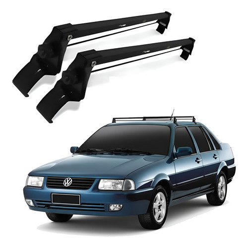 Rack De Teto Santana 1998 99 00 01 02 03 04 05 2006 Preto