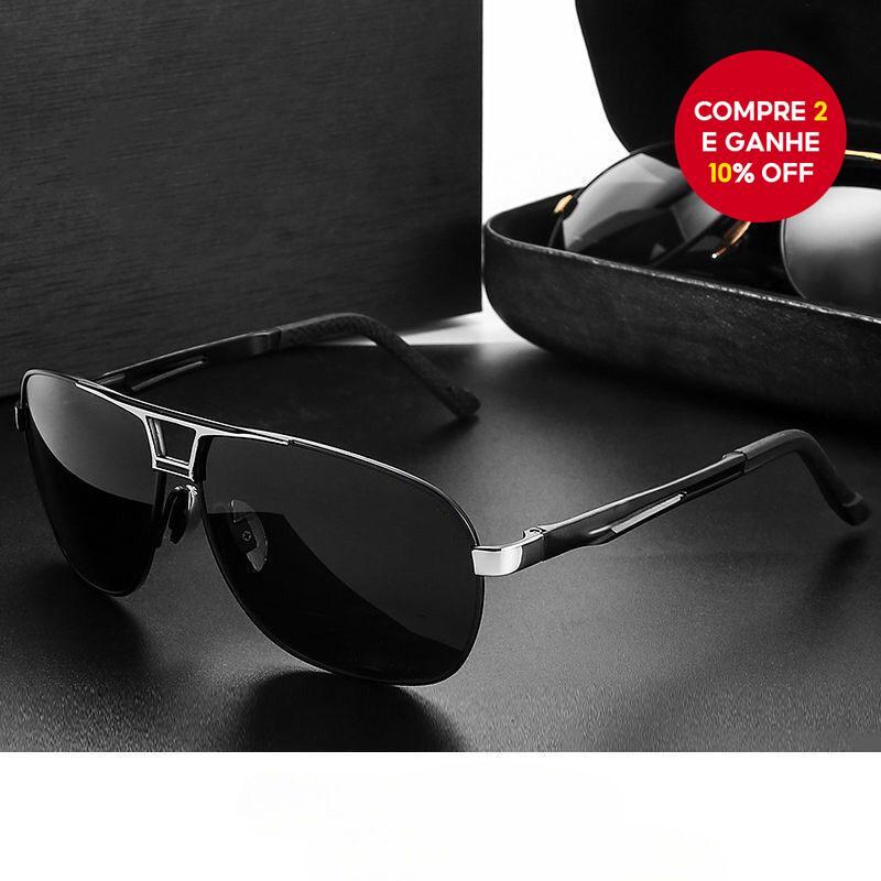 Óculos de Sol Aviador Retrô Polarizados Unissex 2025 - Proteção UV para Dirigir, Pescar e Atividades Externas em Oferta na Shopee