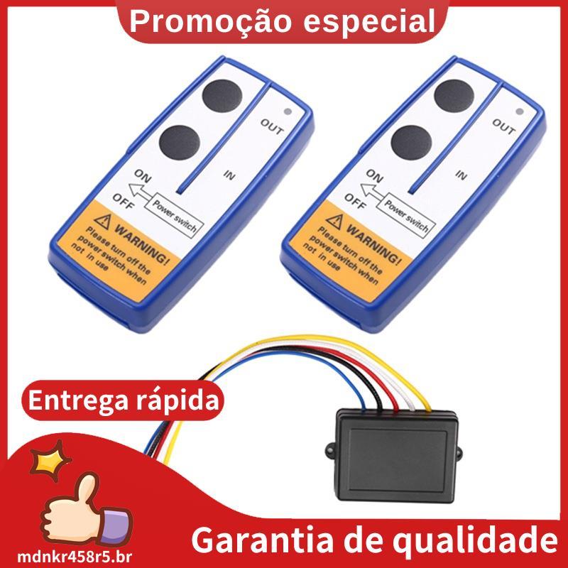 Guincho Sem Fio Interruptor De Controle Remoto Elevador Portão Bomba Hidráulica Cama De Despejo 12V Caminhão De Reboque