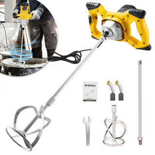 Misturador Elétrico de Tinta e Argamassa Gesso Rejunte Textura 6 Velocidades 1300W 1200rpm - Arstheco 110V / 220V em Oferta na Shopee
