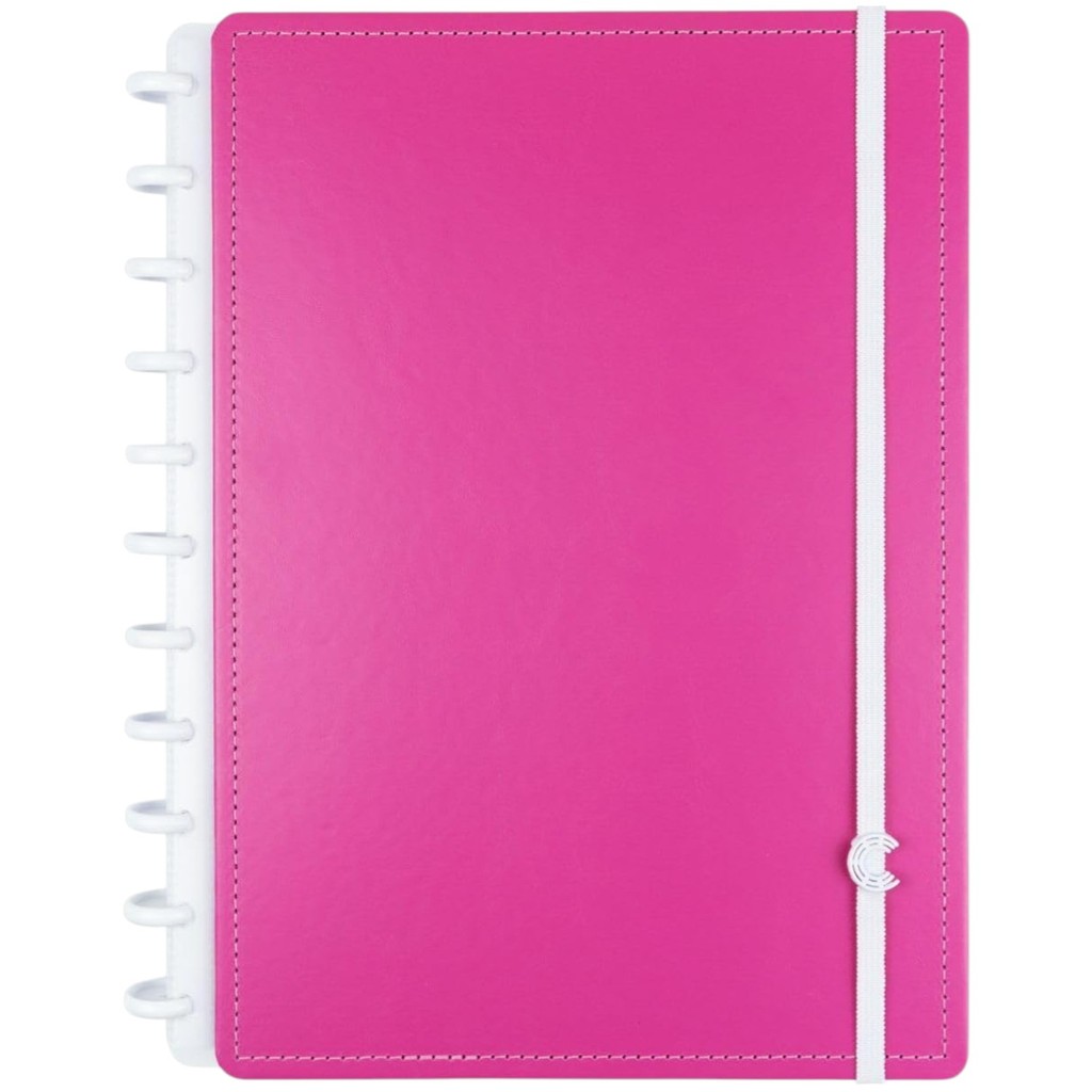 Caderno Inteligente Super Pink Grande Original Rosa Vibrante