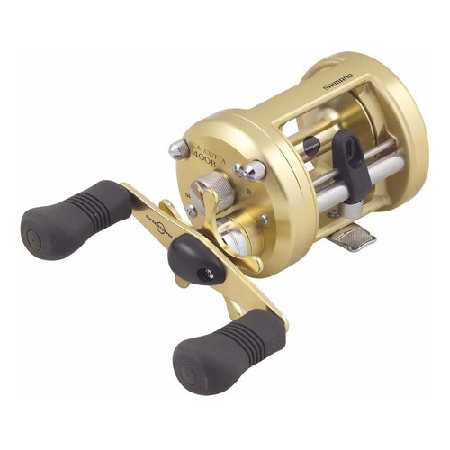 Carretel Carretilha Shimano Calcutta B Ct400b Direito Color Dourado