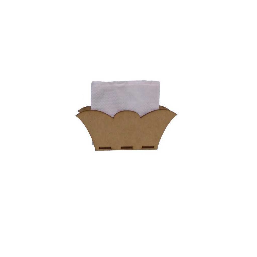 Porta Guardanapo Tulipa Flor Em MDF Kit com 10 Pçs  Provençal Festa Decoração