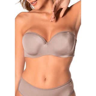 Sutiã Sem Alça Tomara Que Caia Com Aro Bojo Bustiê Demillus Reforçado em Oferta na Shopee
