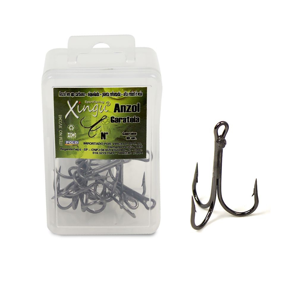 GARATéIA BLACK XINGU N° 10 (1,04CM) - 25 PEÇAS em Oferta na Shopee