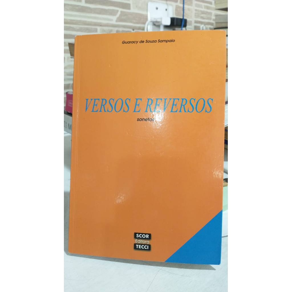 Livro Vira-Vira Versos E Reversos Sonetos Sara E Mirael Romance de Guaracy De Souza Sampaio 7836464