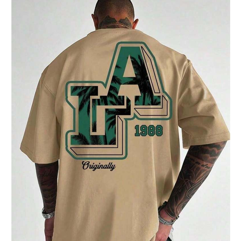 Camiseta  Oversized confortavel Camiseta Masculina Unissex  100% Algodão Adulto Plus Size Los Angeles City FC Swag Stree