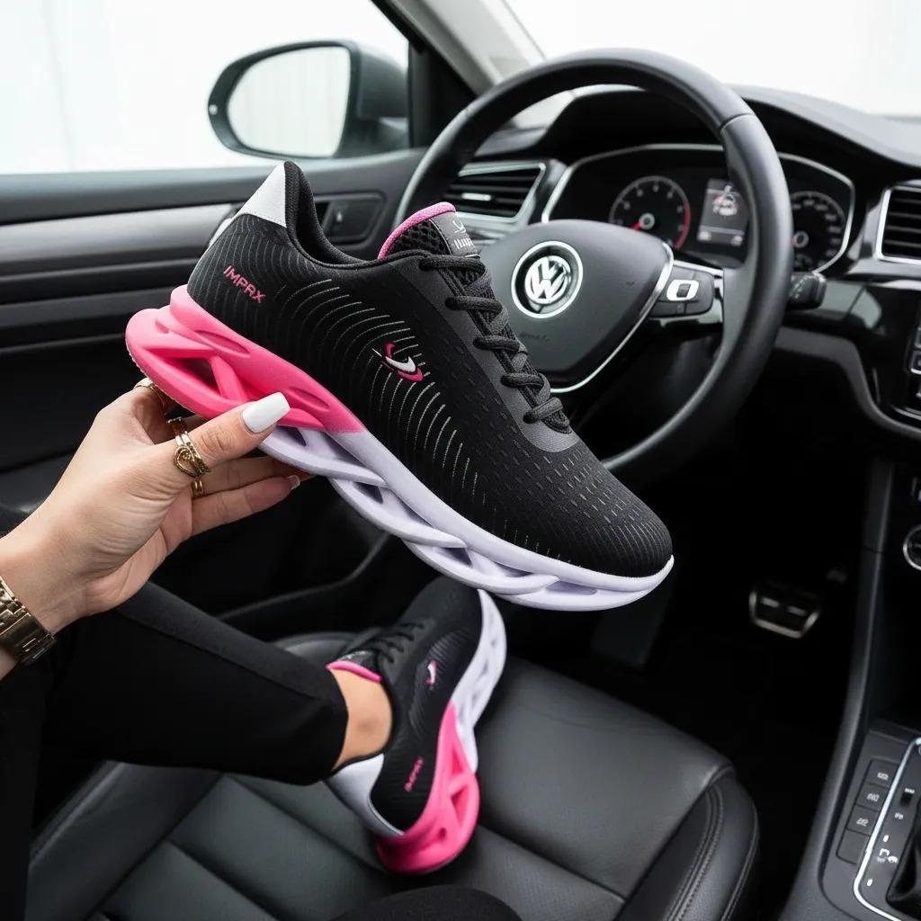 Tênis Feminino Crossfit Academia Corrida Treino Confortavel Impax Caminhada Esportivo Dia a Dia Macio Leve Anatômico