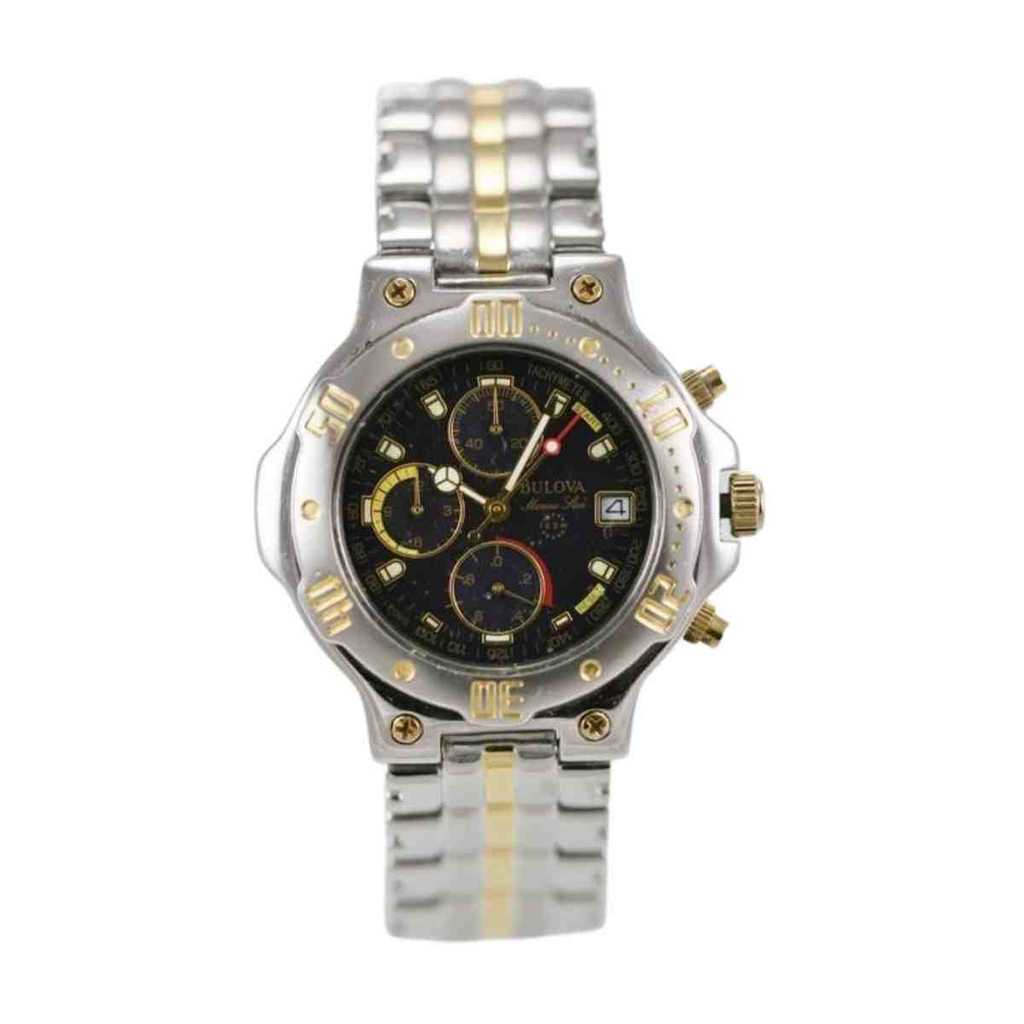 Relógio Bulova Marine Star Bicolor Masculino WB30275A