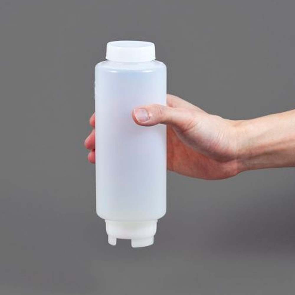 Bisnaga FIFO Invertida de Alta Qualidade Plastica Ketchup Mostarda Molhos Resistente 700 ml Transparente