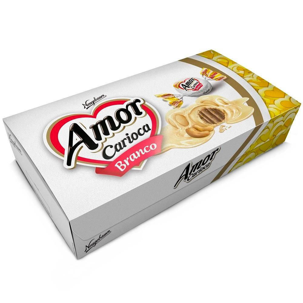 Bombom Branco Amor Carioca Neugebauer 200g em Oferta na Shopee
