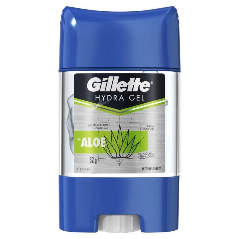 Desodorante Gel Antitranspirante Gillette Hydra Gel Aloe 82g em Oferta na Shopee