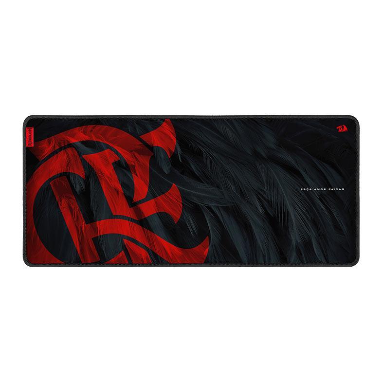 Mousepad Redragon Flamengo, 400x900x4mm, Preto e Vermelho, FL032 em Oferta na Shopee