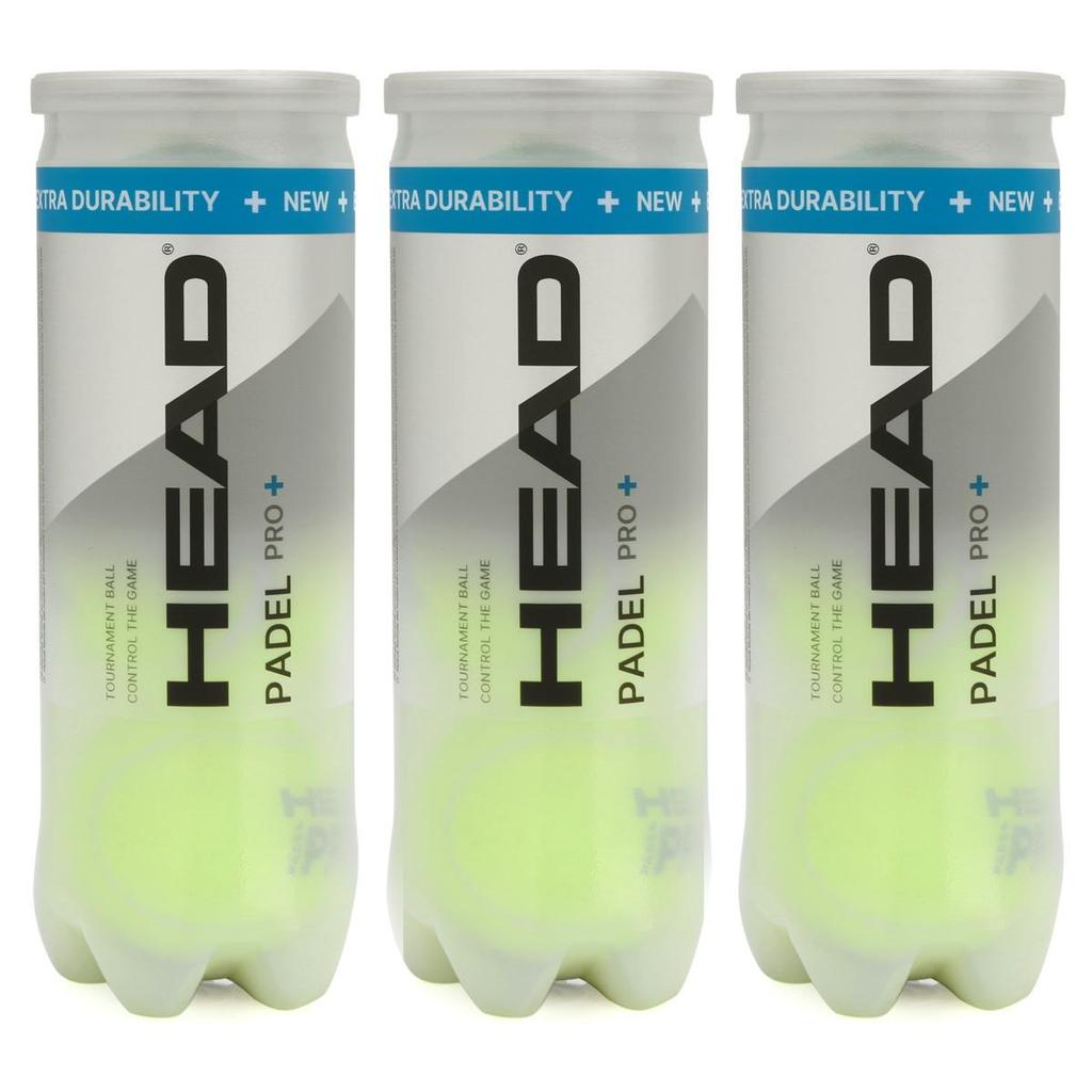 Bola De Padel Head Pro + Pack Com 03 Tubos