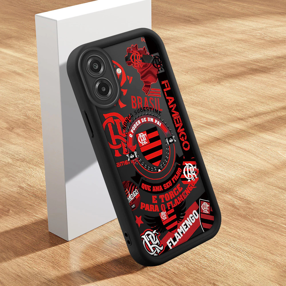 Capinha Capa Para Motorola Moto E13 E14 G04 G10 G20 G22 G24 G34 G53 G54 G84 Silicone À Prova de Choque Flamengo